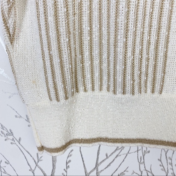 VINTAGE VIVANTI Cream Dolman Sleeve Knit Sweater - Picture 7 of 12